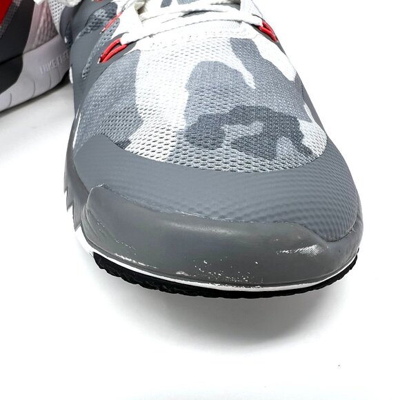 Nike Men's Free Trainer 3.0 Size 9.5 Flywire Red Grey Lace Up Running Sport Flex - Picture 9 of 16